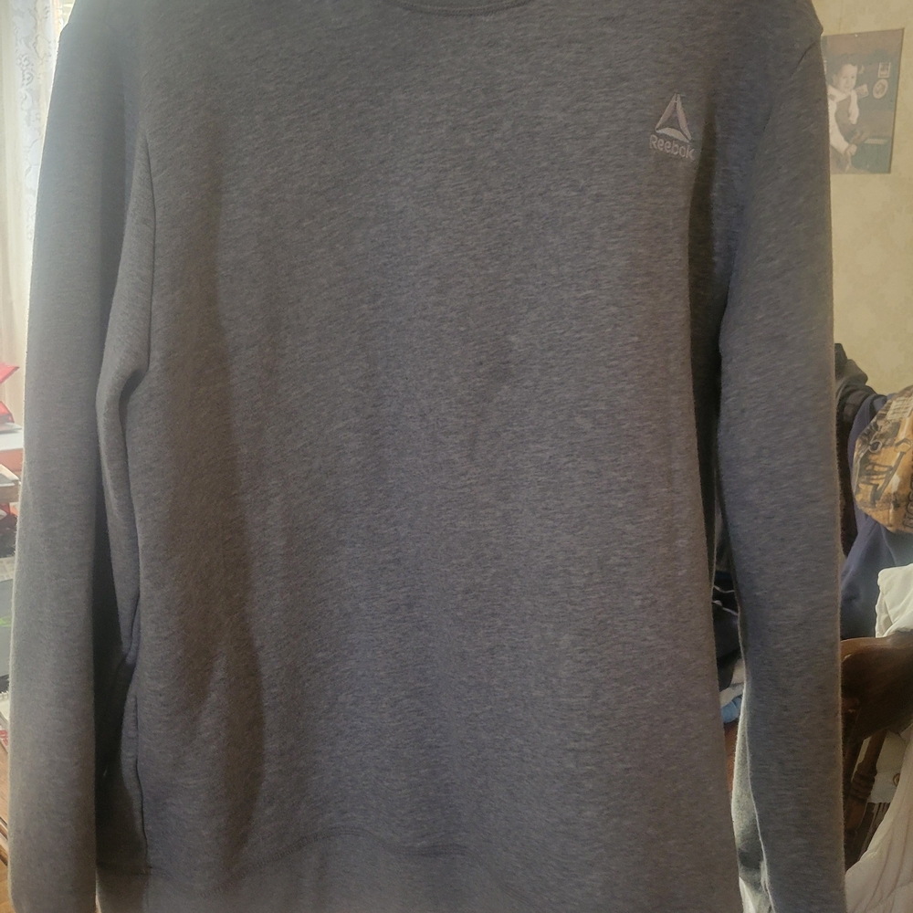 Reebok Men's Charcoal Crewneck Sweater